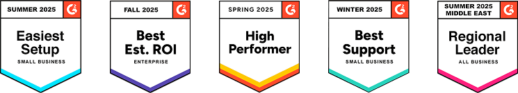 Kroolo G2 awards and certifications badges