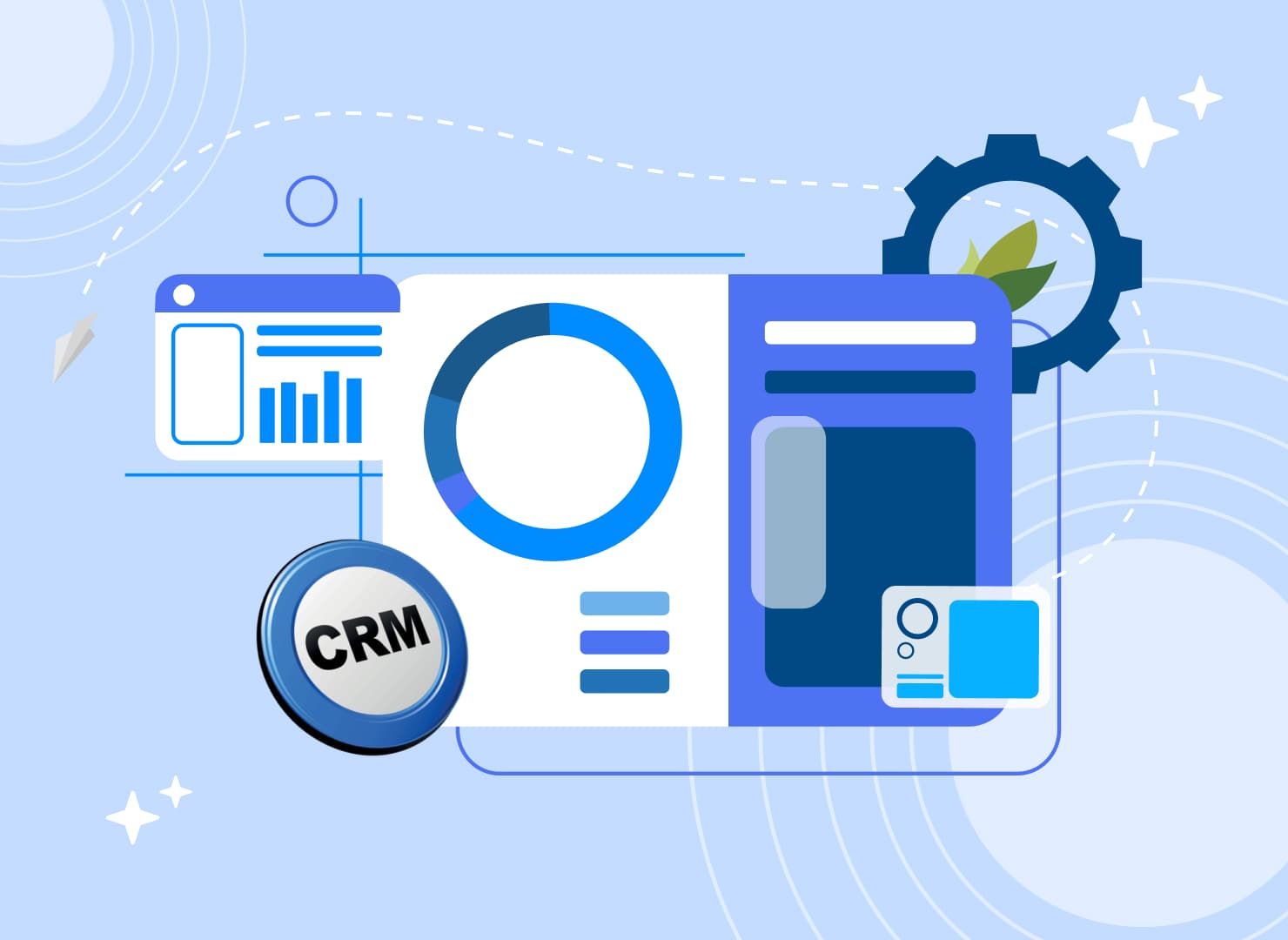 How to build a custom CRM inside my project tool?